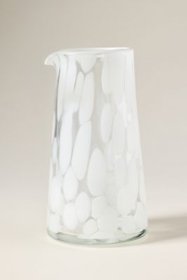 Dapple Dot Hand-Blown Carafe
