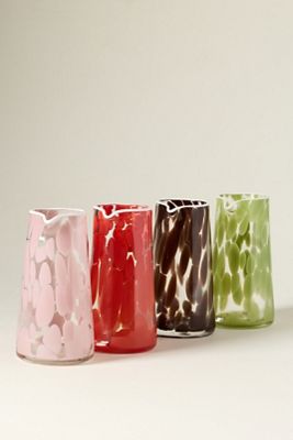 Dapple Dot Hand-Blown Carafe