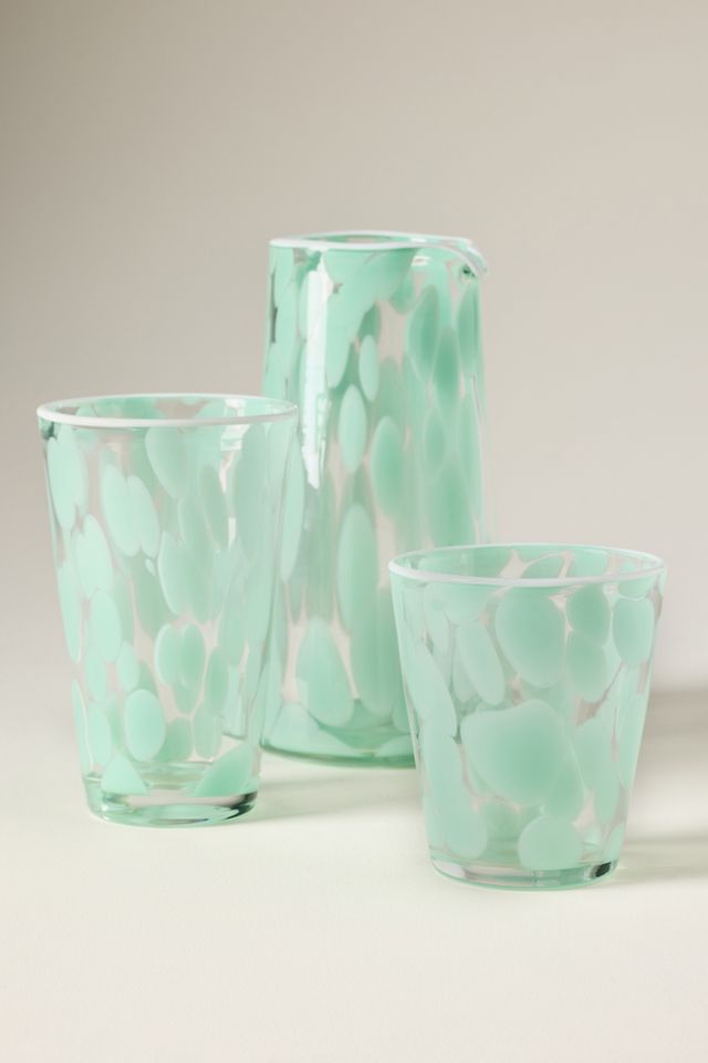 Dapple Dot Hand-Blown Carafe #1