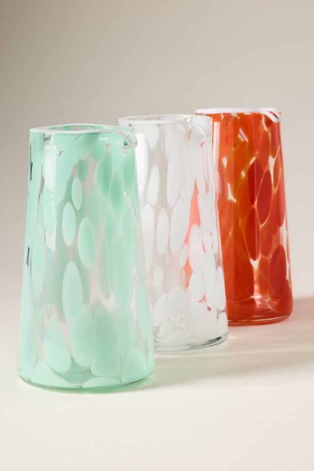 Dapple Dot Hand-Blown Carafe #2