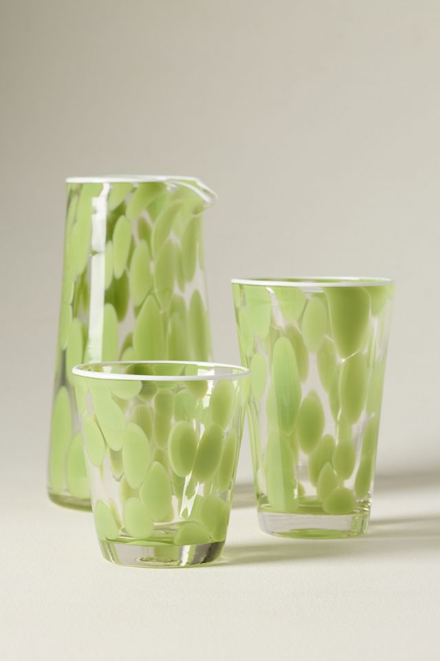 Dapple Dot Hand-Blown Carafe #3