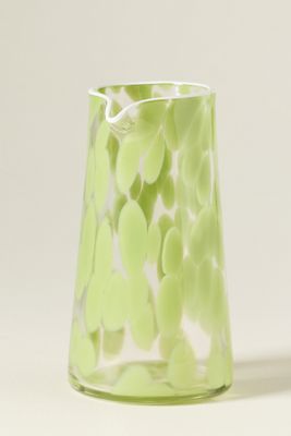 Dapple Dot Hand-Blown Carafe