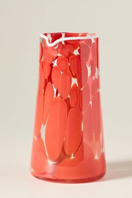 Dapple Dot Hand-Blown Carafe