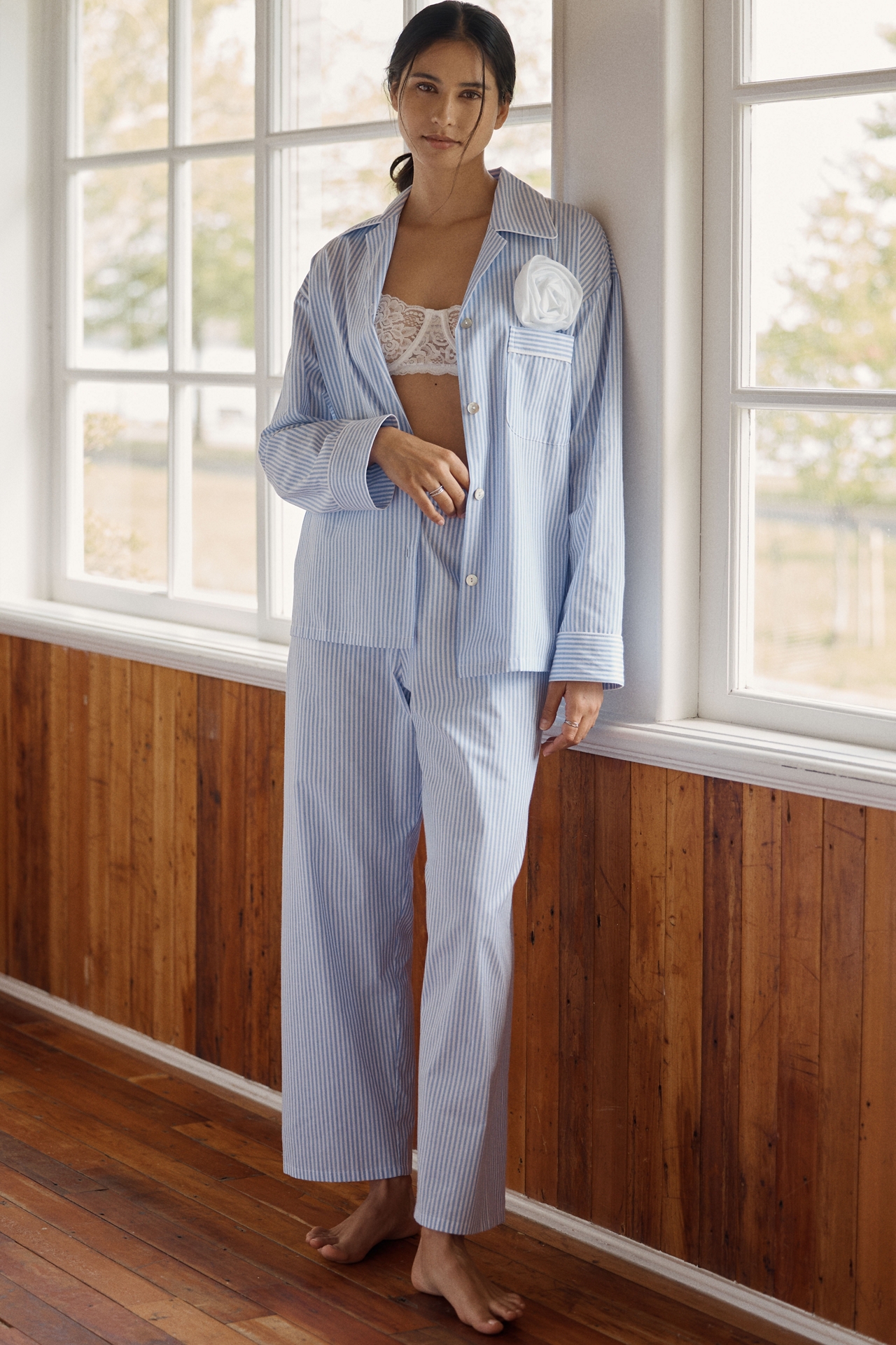 Sleeper Rose Cotton Pajama Set