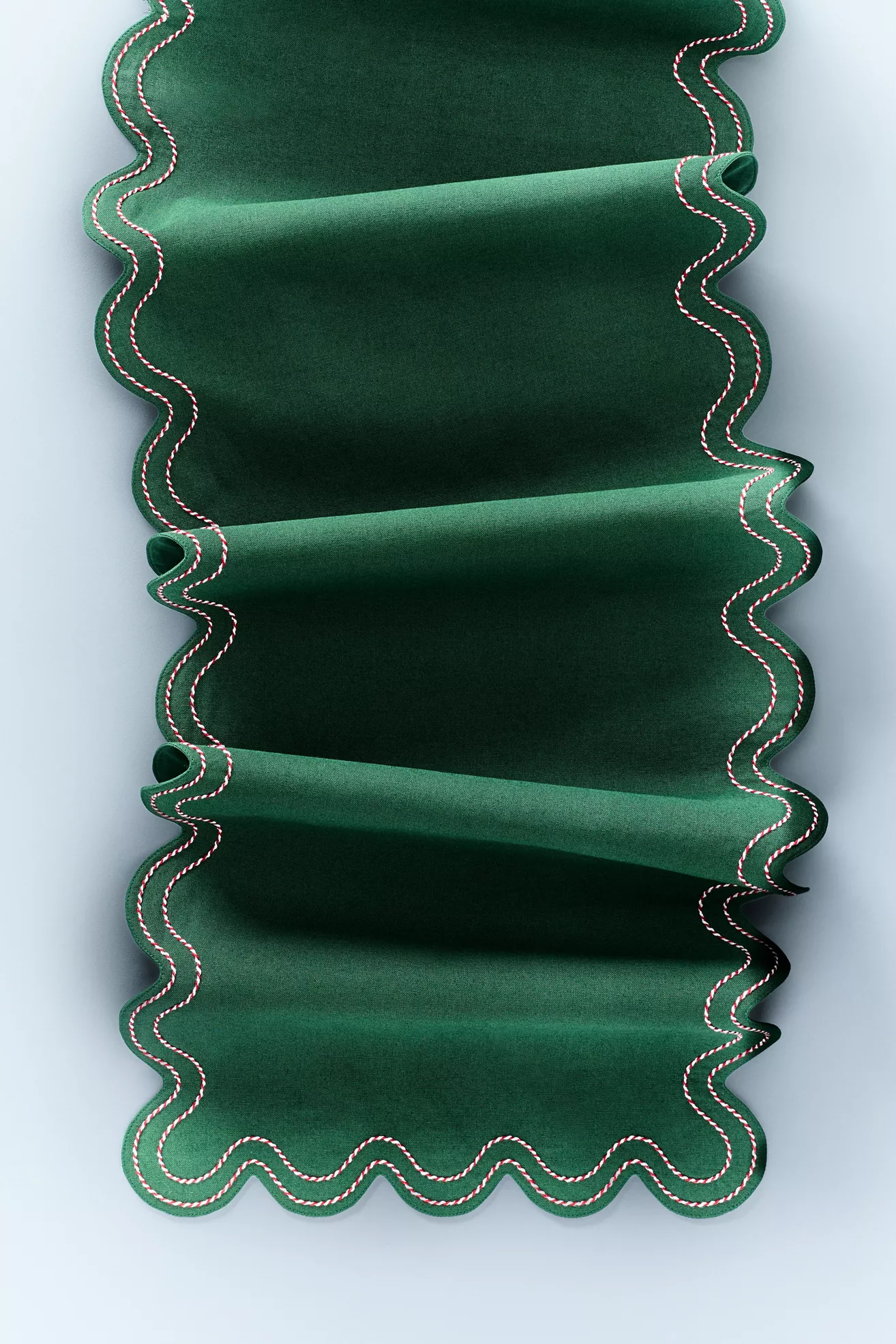 Madeline Embroidered Cotton Table Runner - thumbnail 3