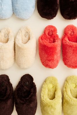 Maeve Faux Fur Slippers