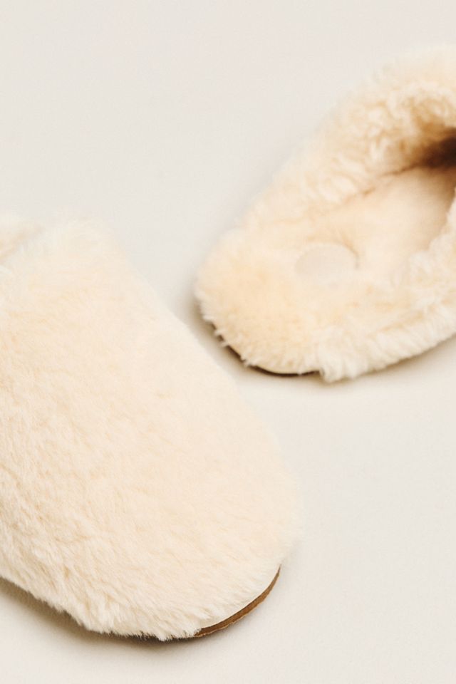 Maeve Faux Fur Scuff Slippers #2