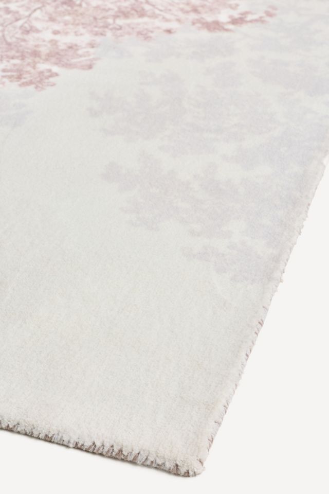 Printed Toile Tree Rug #1