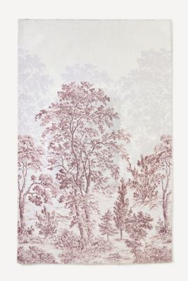 Printed Toile Tree Rug
