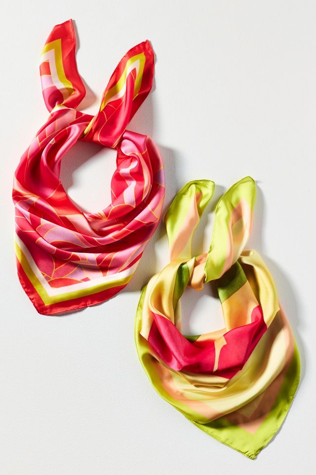 Geometric Hair Scarves, Set of 2 #1