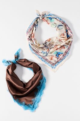 Summer Icon Hair Scarves, Set of 2