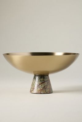 Cassia Marble & Steel Vessel