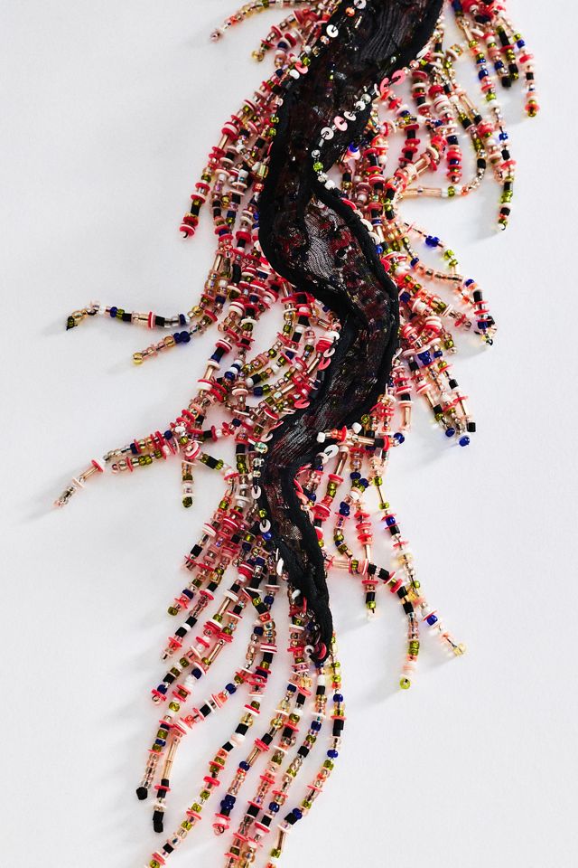 Chan Luu Beaded Skinny Scarf #1