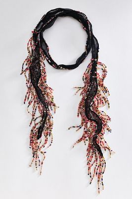Chan Luu Beaded Skinny Scarf