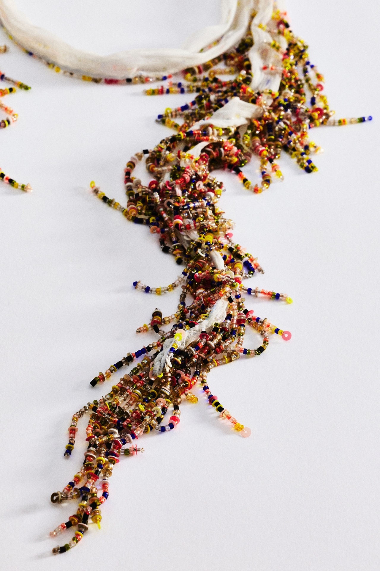 Chan Luu Beaded Skinny Scarf