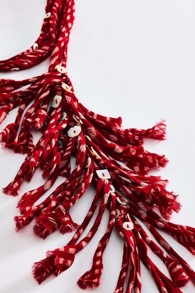 Chan Luu Fringe Skinny Scarf #3