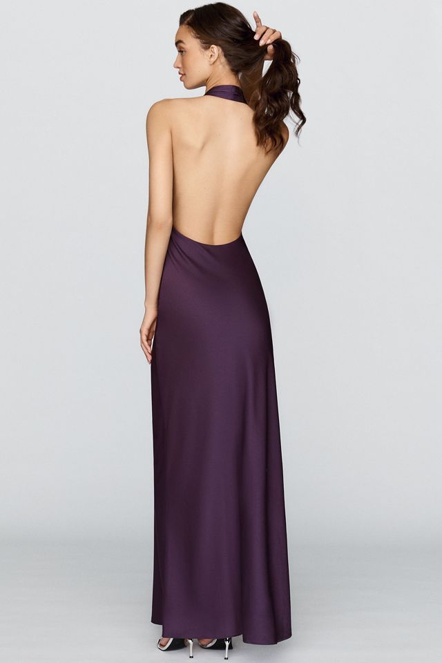 MISHA Donna Satin Maxi Dress #2