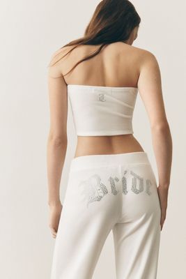 Juicy Couture x Anthropologie Weddings Velour Track Sweatpants