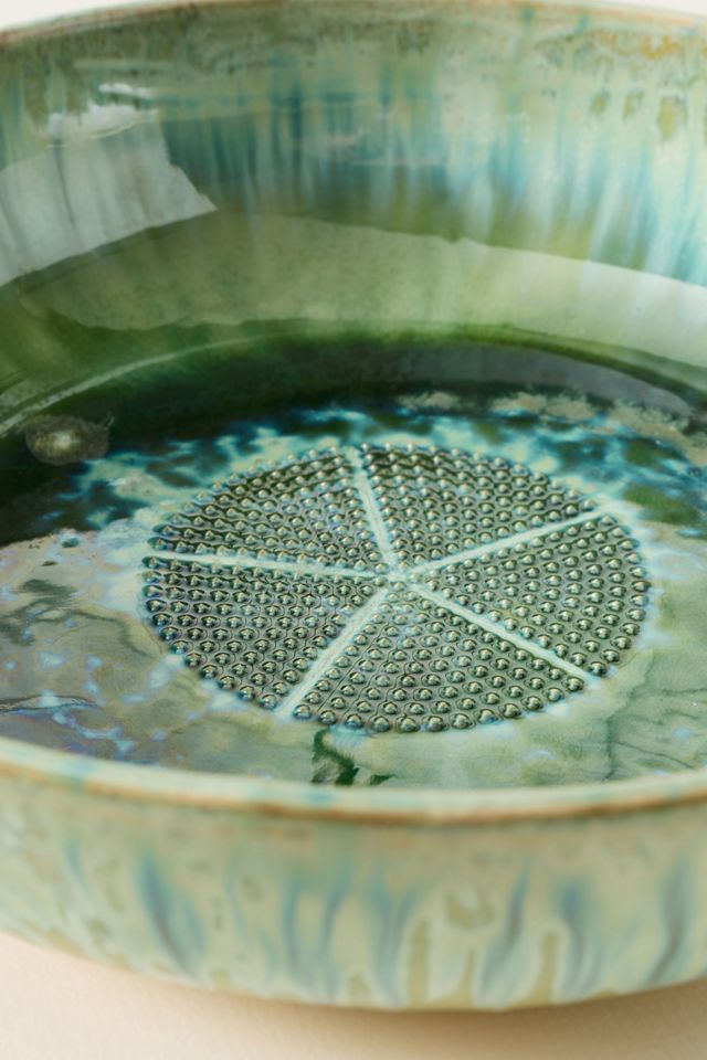 Reactive Stoneware Grater Bowl #2