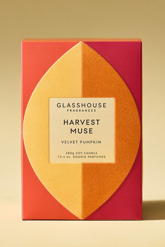 Glasshouse Fragrances Gourmand Harvest Muse Glass Candle #2