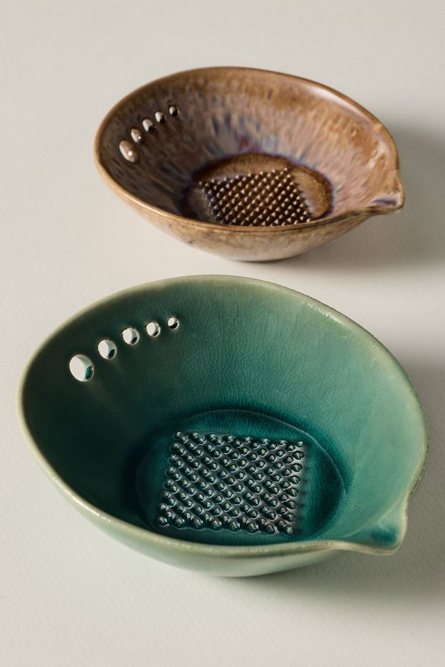 Stoneware Graters, Set of 2 #3