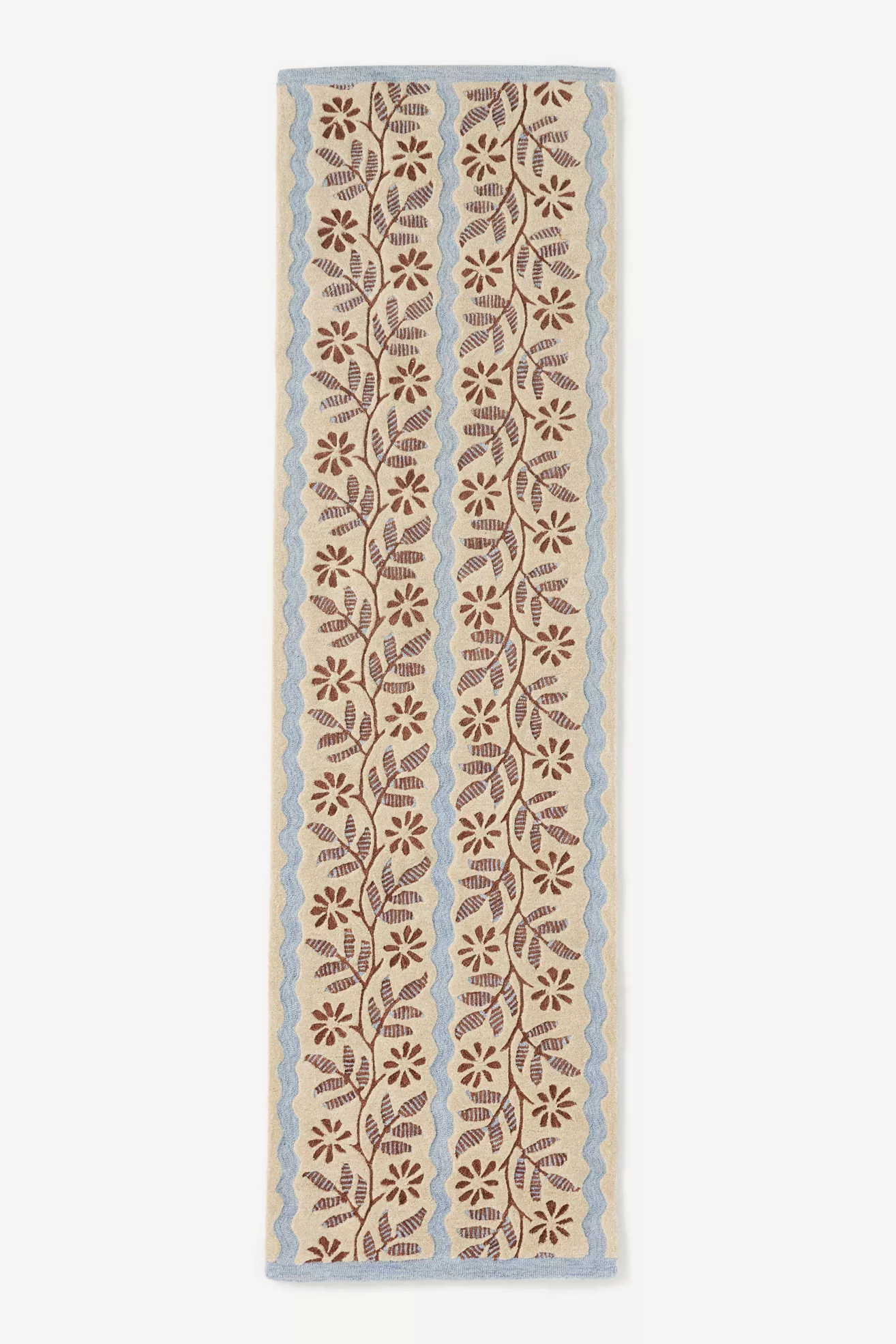 Austin Tufted Wool Striped Floral Rug - thumbnail 5