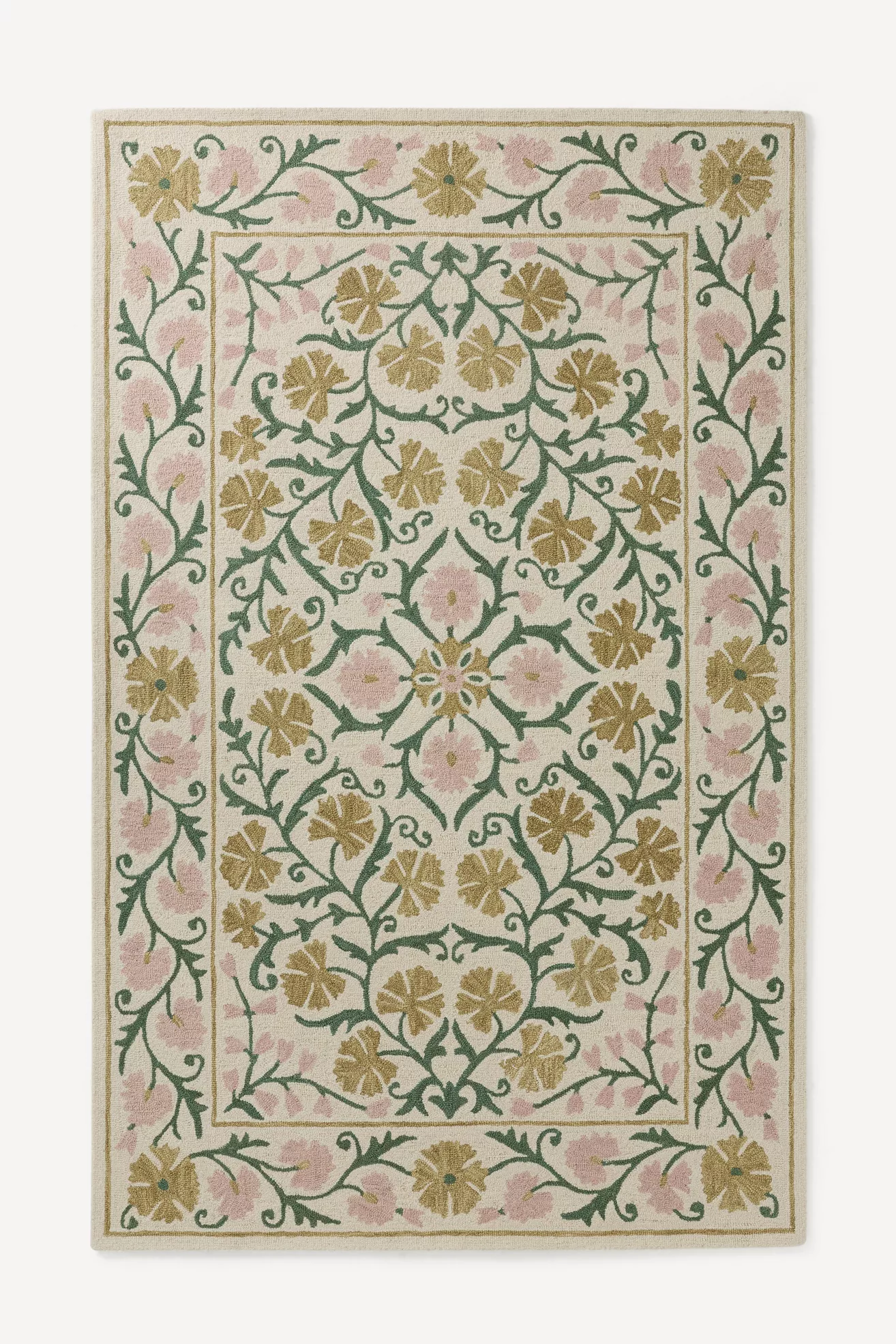 Maria Tufted Wool Persian-Inspired Rug - thumbnail 2