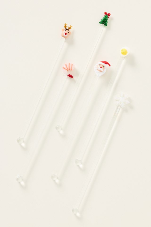 Icon Glass Cocktail Stirrers, Set of 2 #6