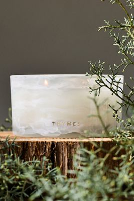 Thymes Woody Frasier Fir 4-Wick Glass Candle