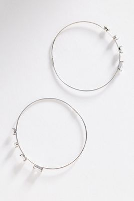 Crystal Hoop Earrings