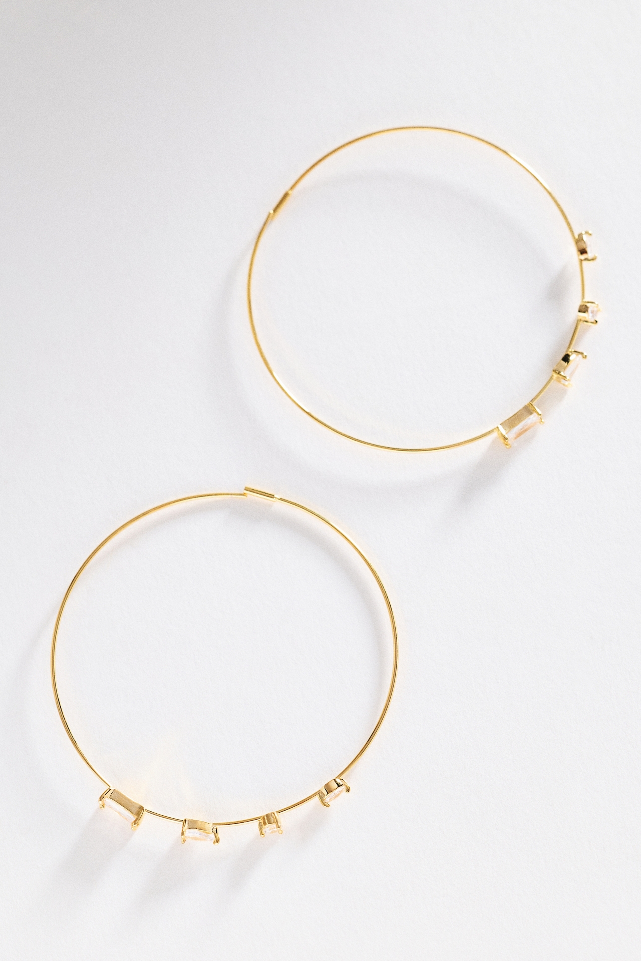 Crystal Hoop Earrings