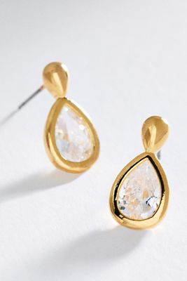 Pear-Cut Drop Earrings