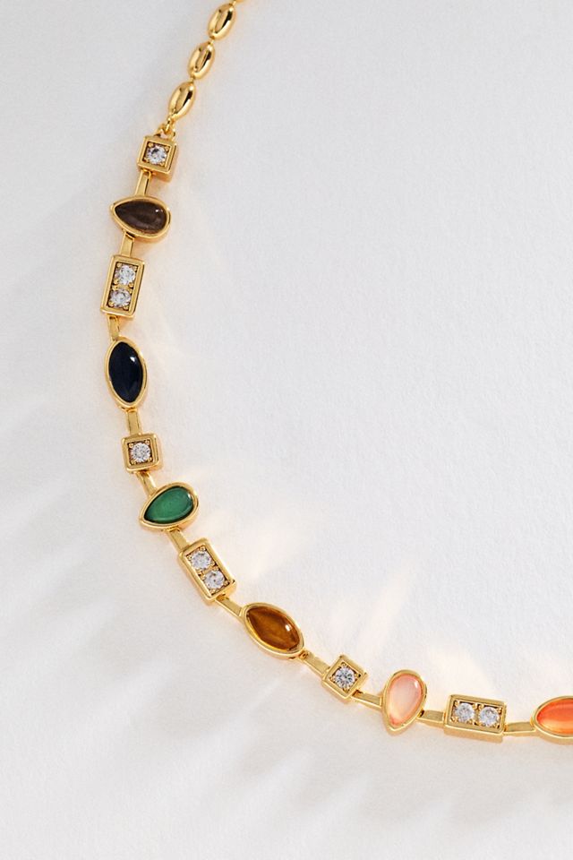 Mixed Up Gemstone Necklace #1