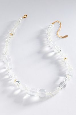 Clear Beaded Necklace