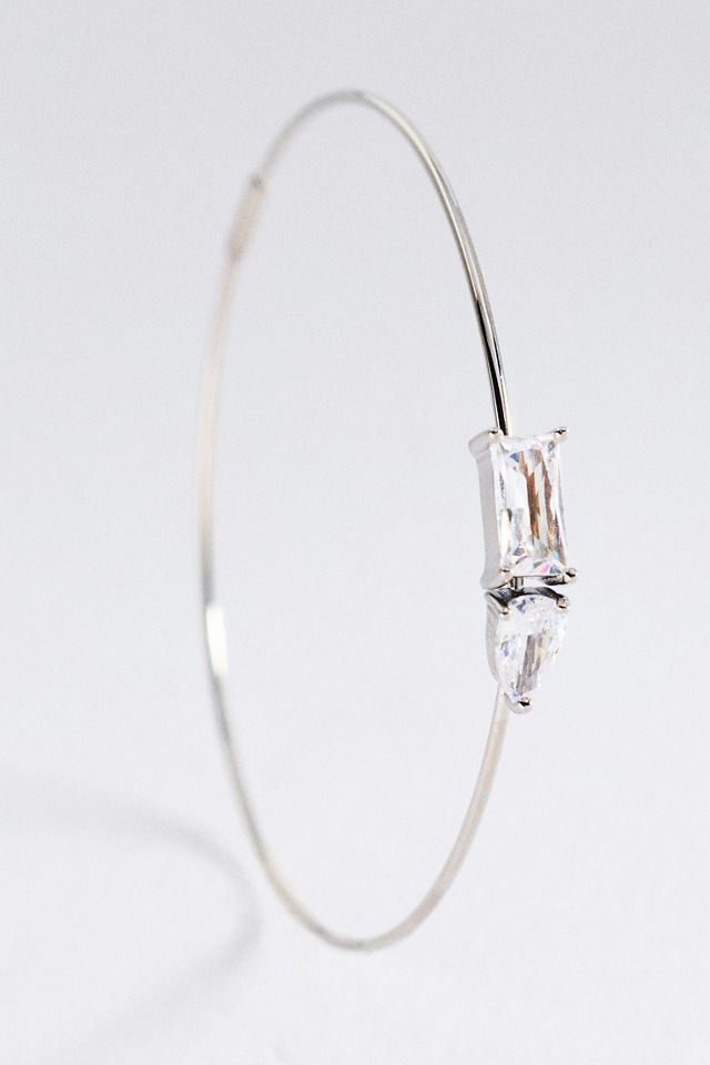 Gemstone Hoop Earrings #1