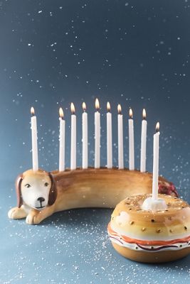 Susan Alexandra Figural Icon Menorah