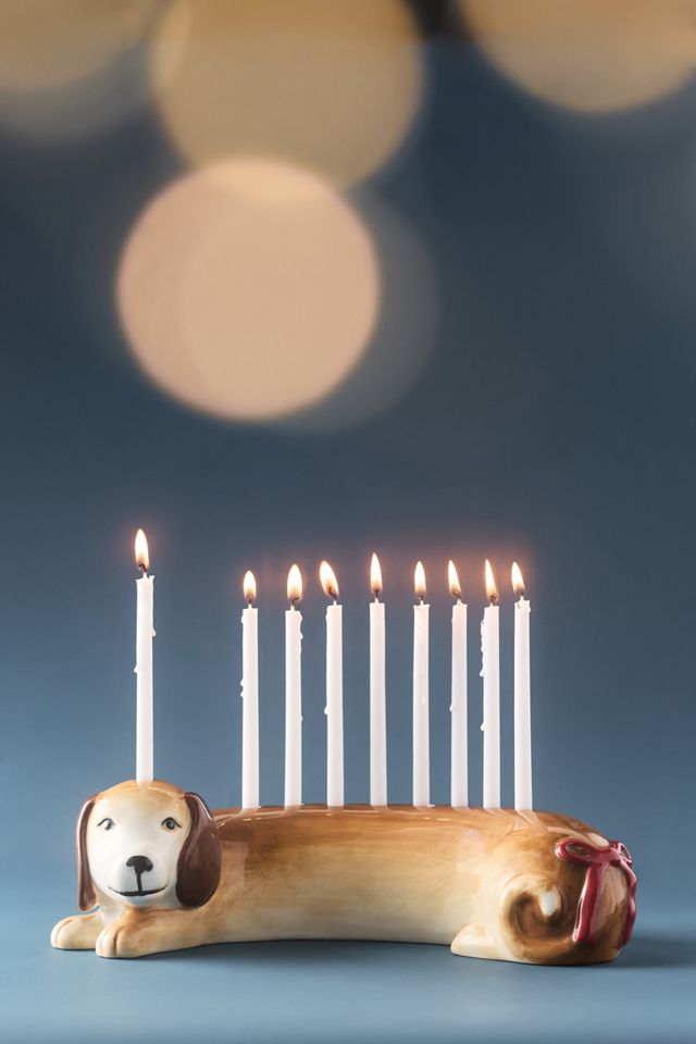 Susan Alexandra Figural Icon Menorah #1