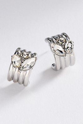Textured Huggie Earrings