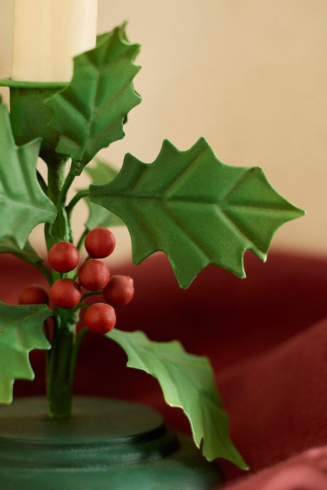 Holly Iron Taper Holder #1