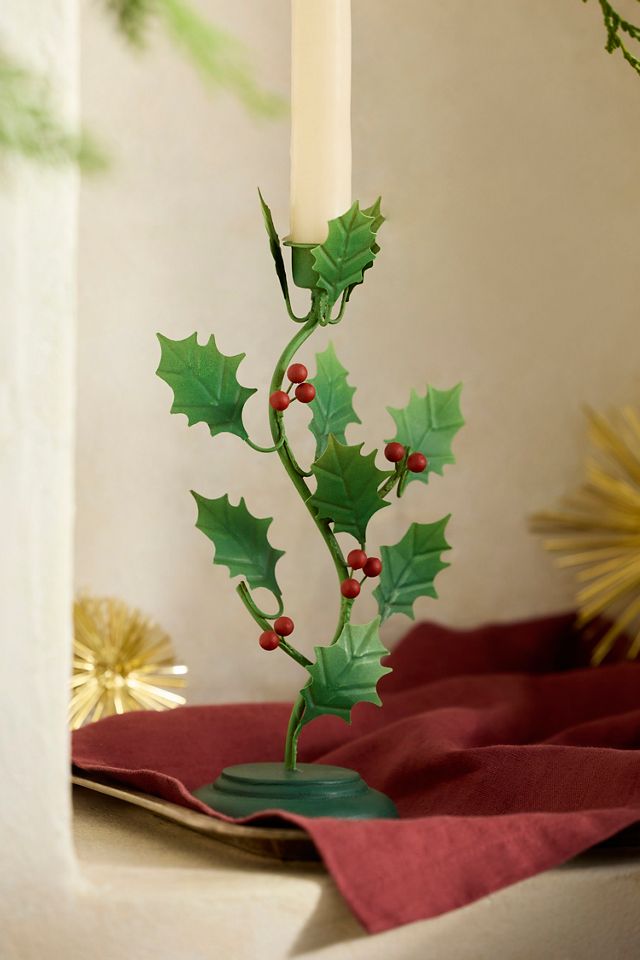 Holly Iron Taper Holder #2