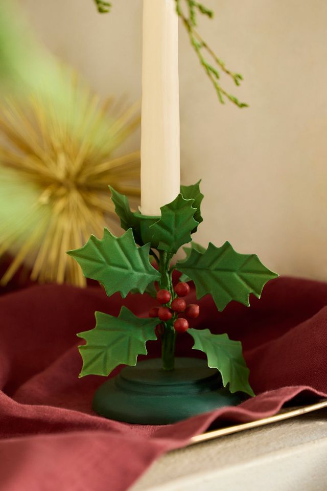 Holly Iron Taper Holder #3