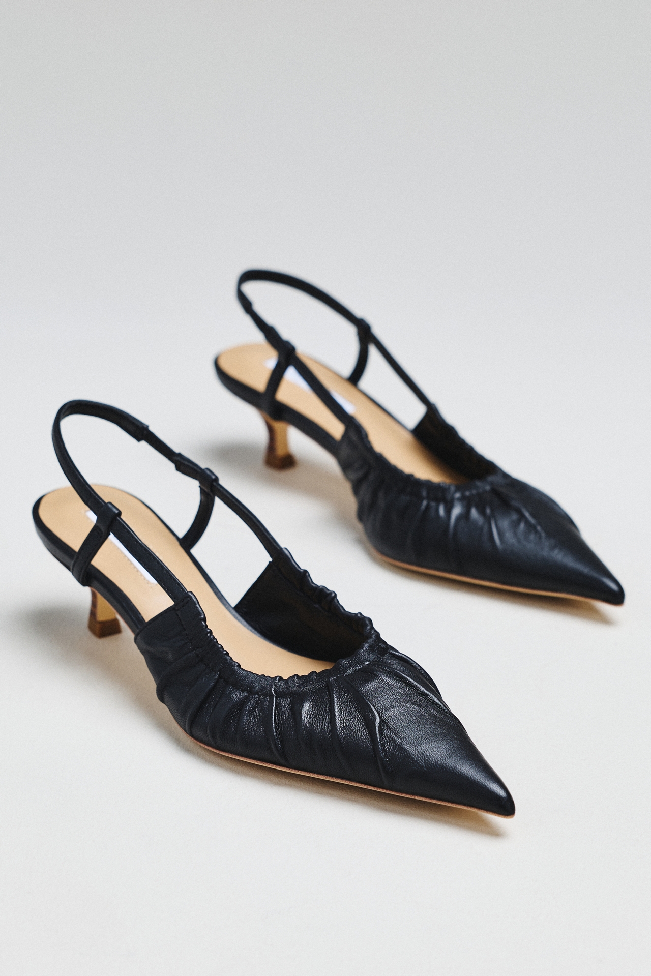 Tony Bianco Kimchi Leather Sling-Back Heels