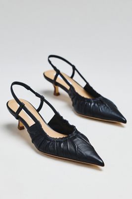 Tony Bianco Kimchi Leather Sling-Back Heels 