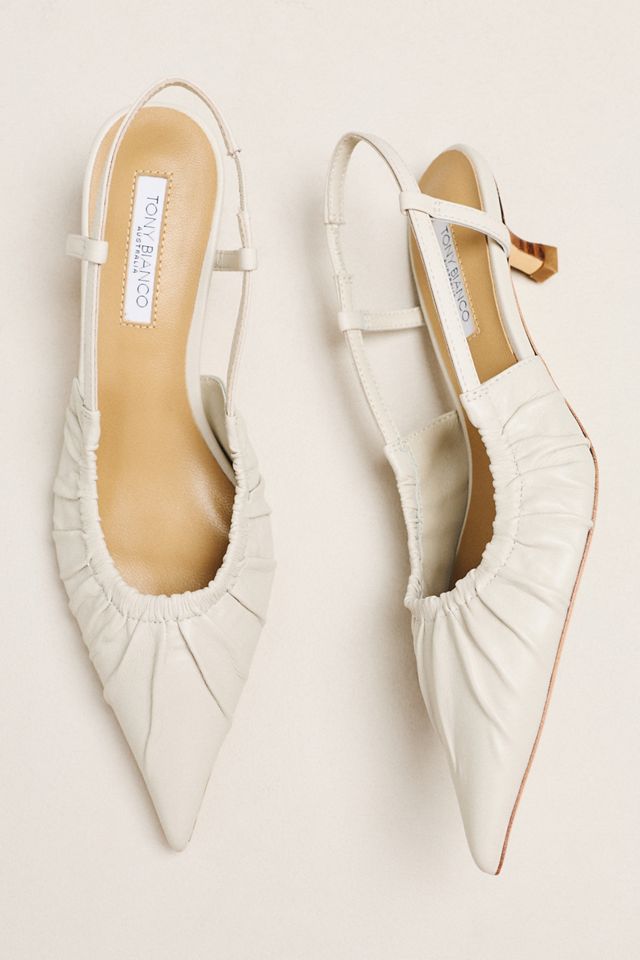 Tony Bianco Kimchi Leather Sling-Back Heels  #1