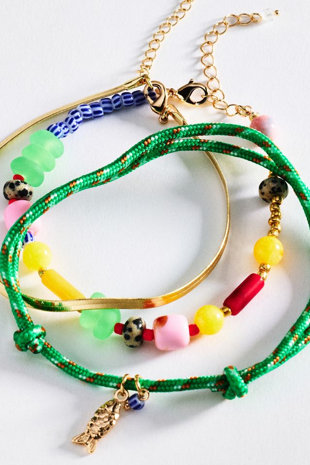 Charm Anklets, Set of 3 #1