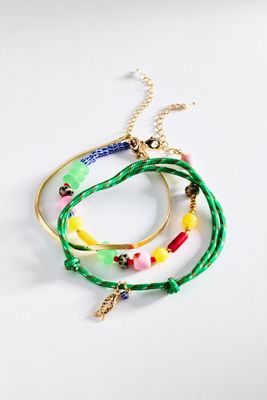 Charm Anklets, Set of 3