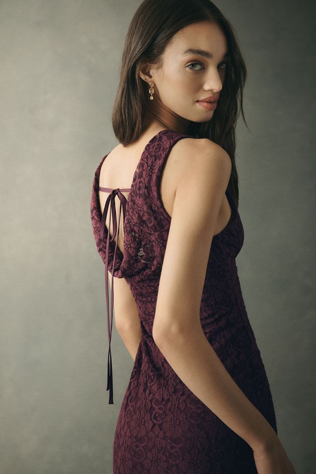 BHLDN Stretch Lace Midi Dress #1
