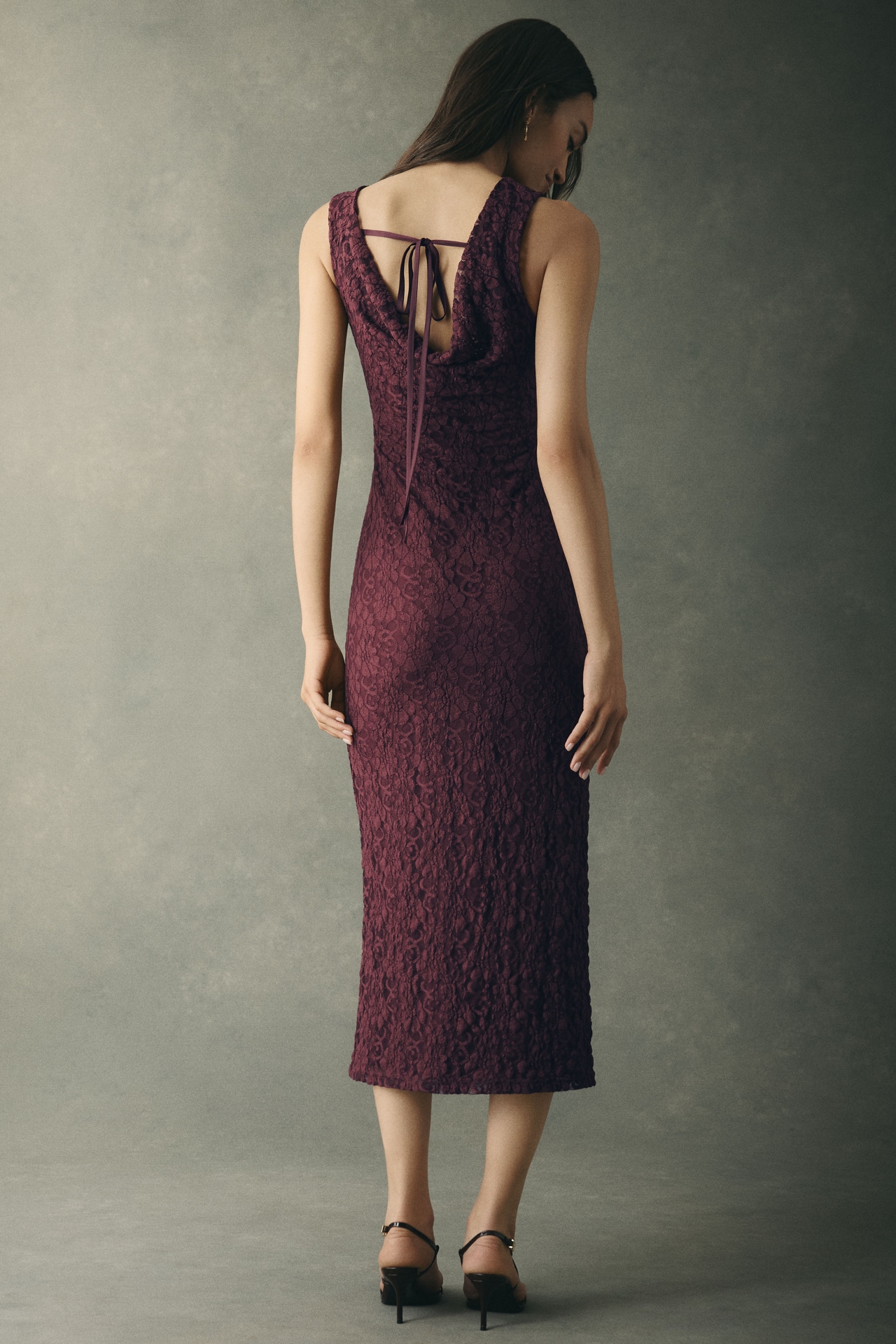 BHLDN Stretch Lace Midi Dress