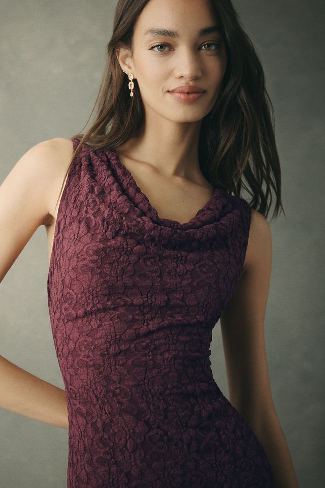 BHLDN Stretch Lace Midi Dress #3