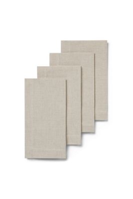 Piglet in Bed European Linen Napkins, Set of 4